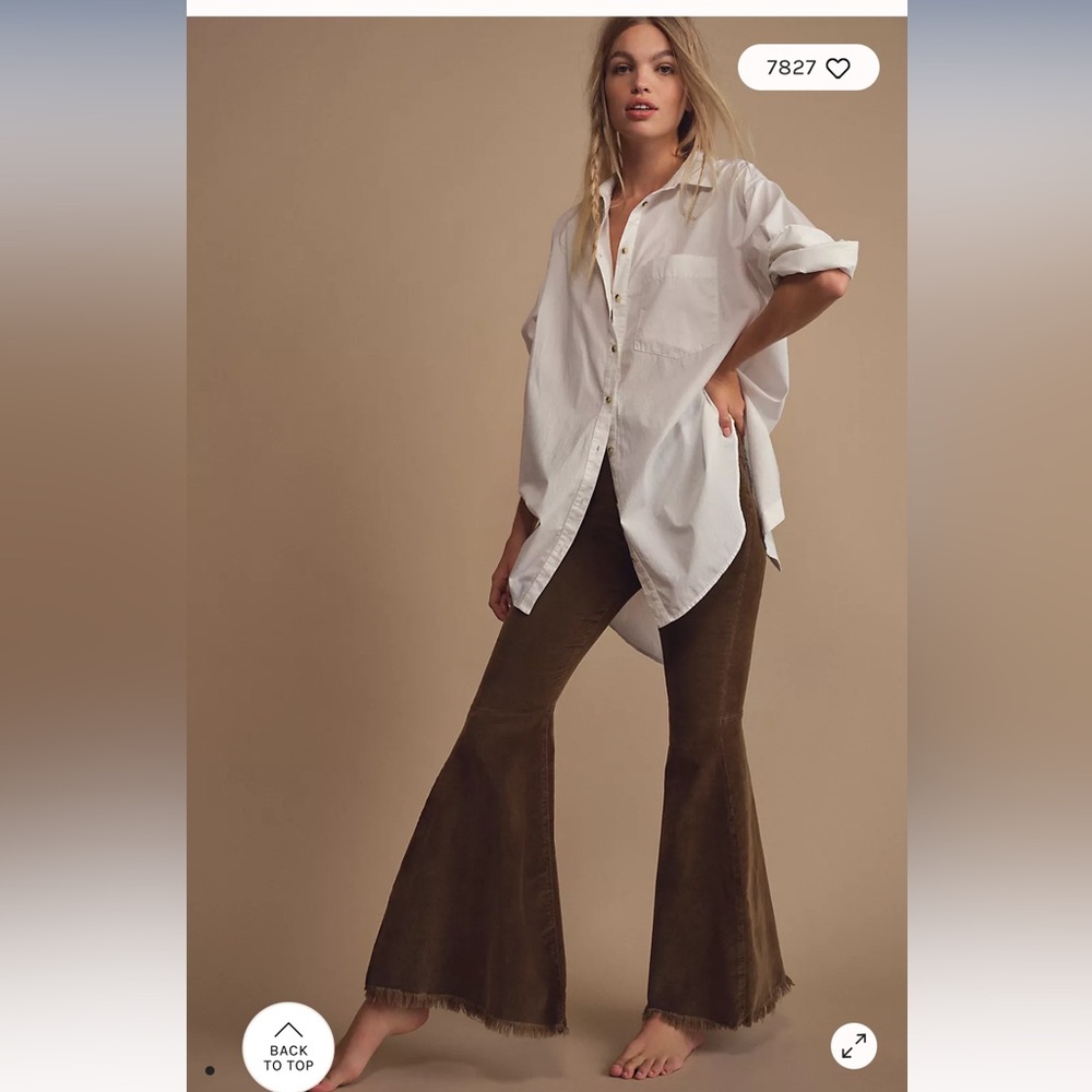Free People Float On Corduroy Flares